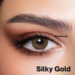 Bella Silky Gold Contact Lenses – Elite Collection