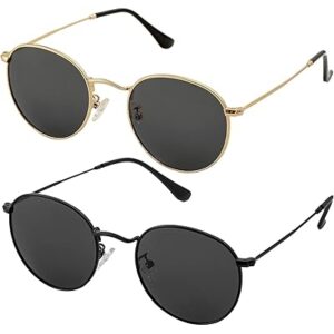 Small Round Polarized Sunglasses For Men Women Classic