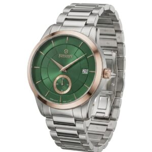 Sveston wristwatch with a green dial