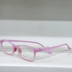 Kids Lightweight Rectangular Eyeglasses Frames – Soft Pastel Pink