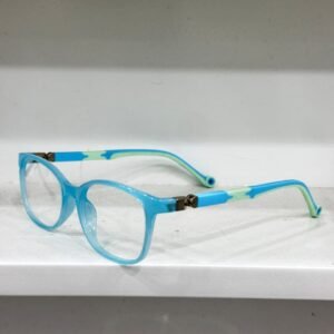 Kids Blue & Green Flexible Eyeglasses Frame